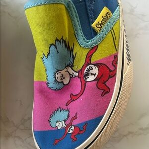 Skechers Kids' Fun Blue and Pink Slip-On Sneakers